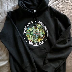 Psychedelic research volunteer hoodie